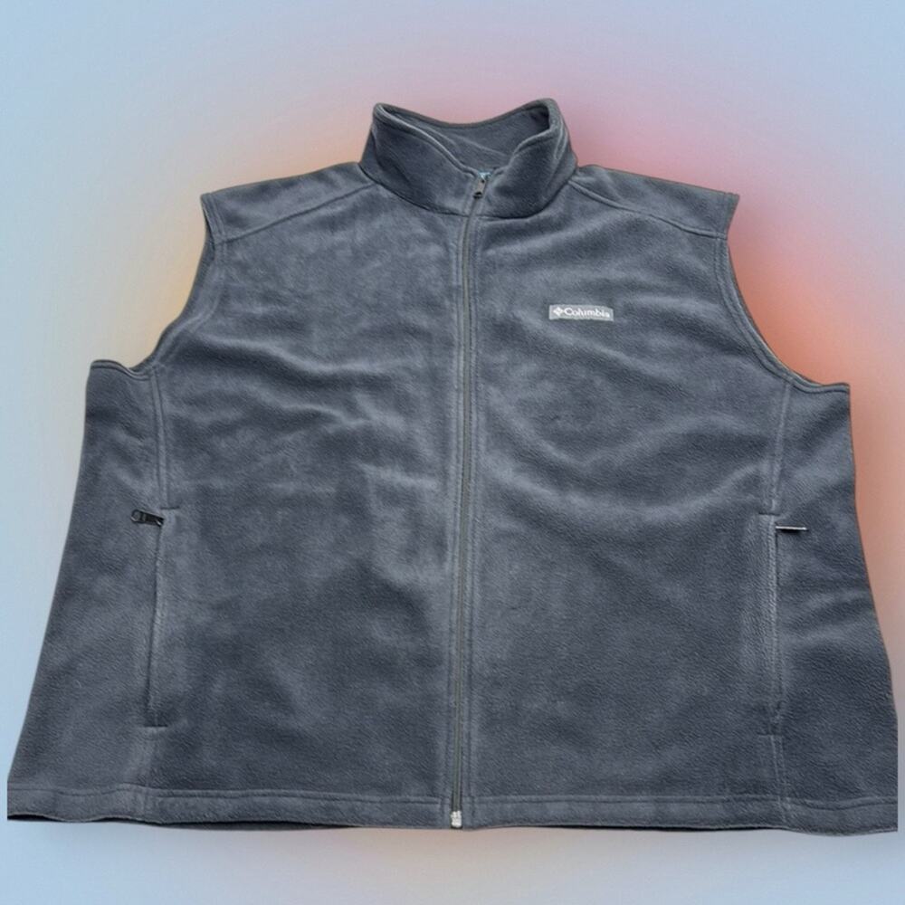 Columbia Men’s XXL Gray Fleece Vest
